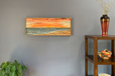 Outerbanks Waves on Beach At Sunrise Dimensional Wood Art