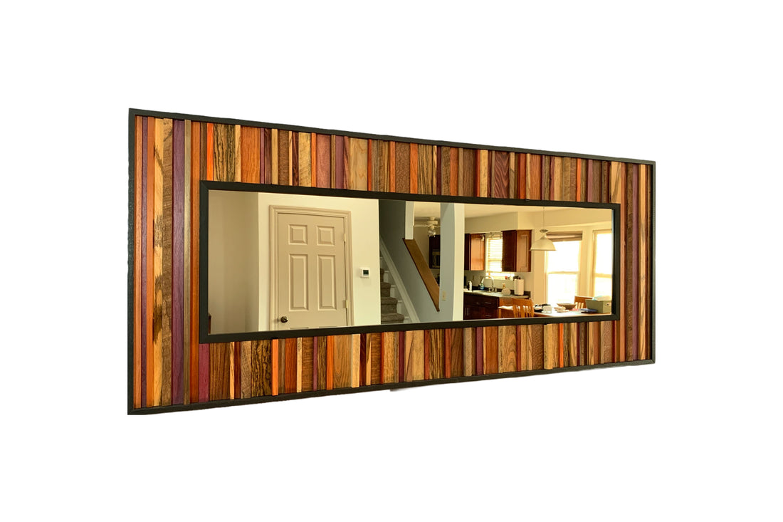 Exotic Wood - Full Size Mirror
