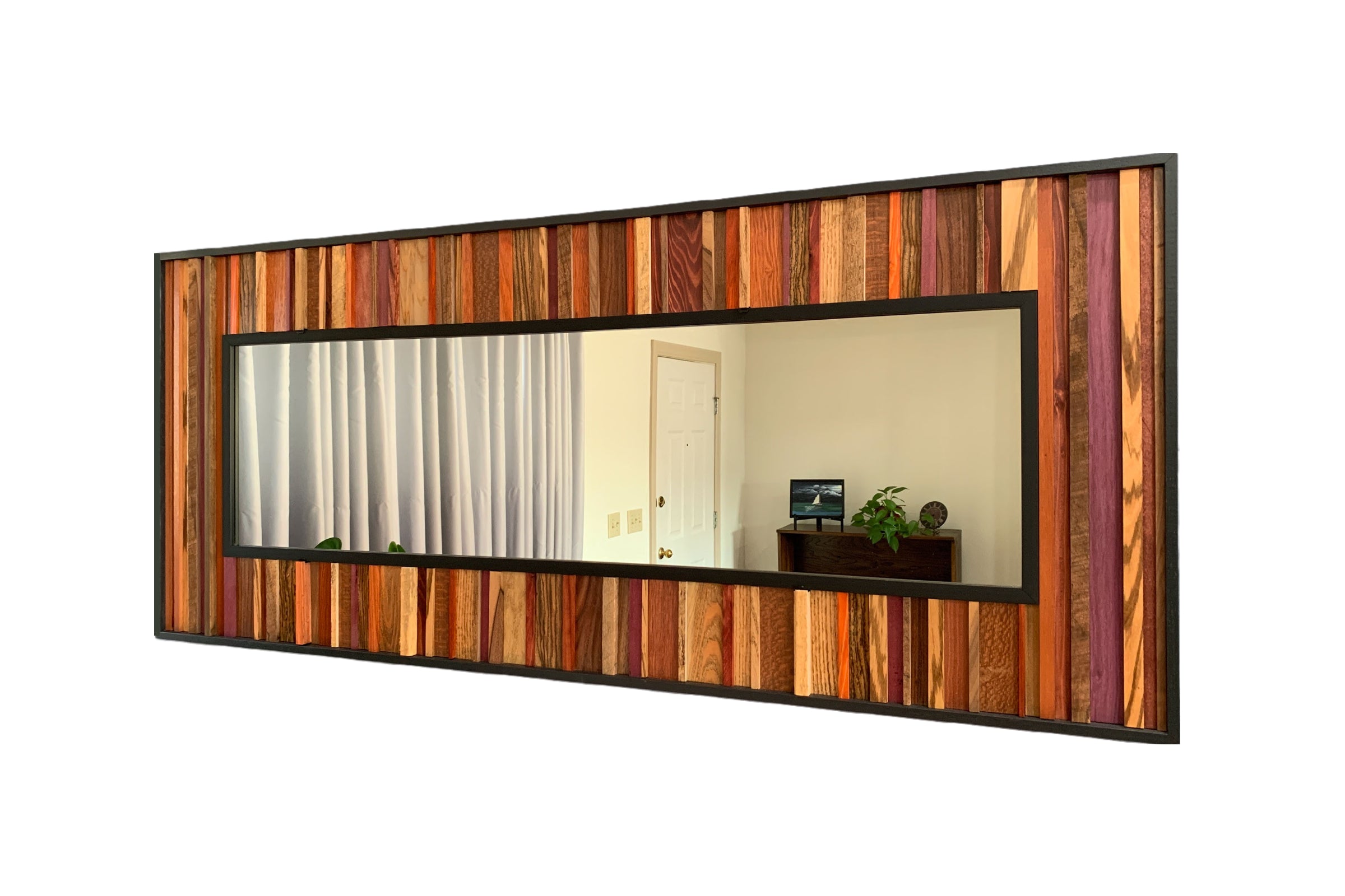 Exotic Wood - Full Size Mirror