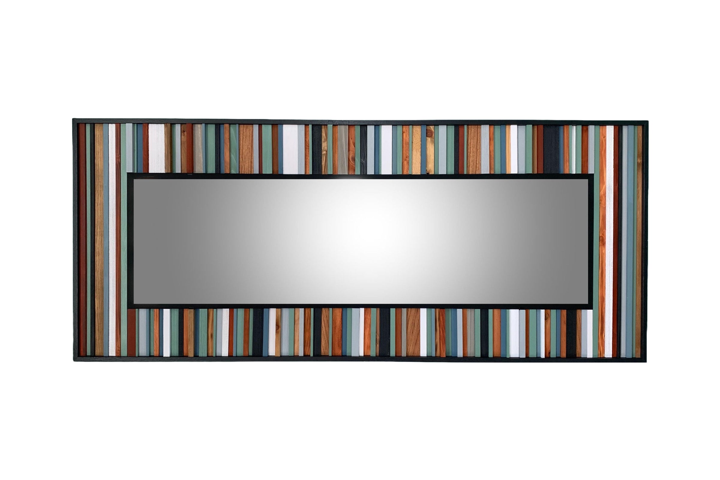 Full Size Mirror Surf Blue and Seafoam Green Beach Colors