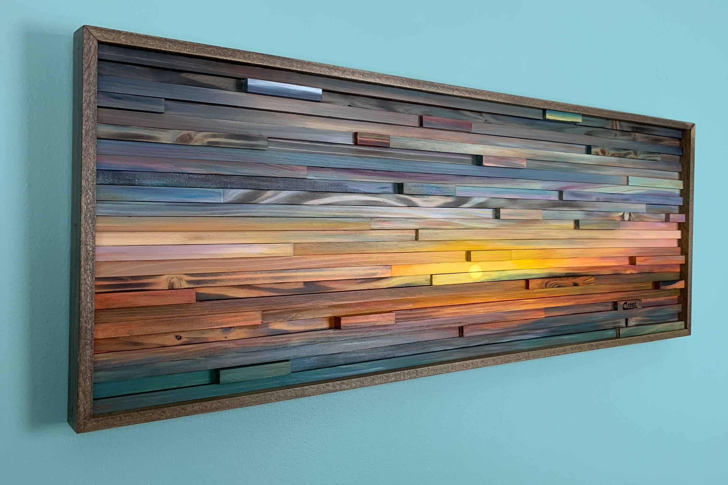 Ocean At Dusk Evening Sunset Impression