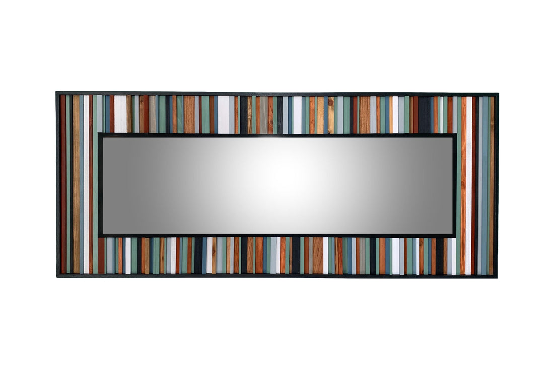 Full Size Mirror Surf Blue and Seafoam Green Beach Colors