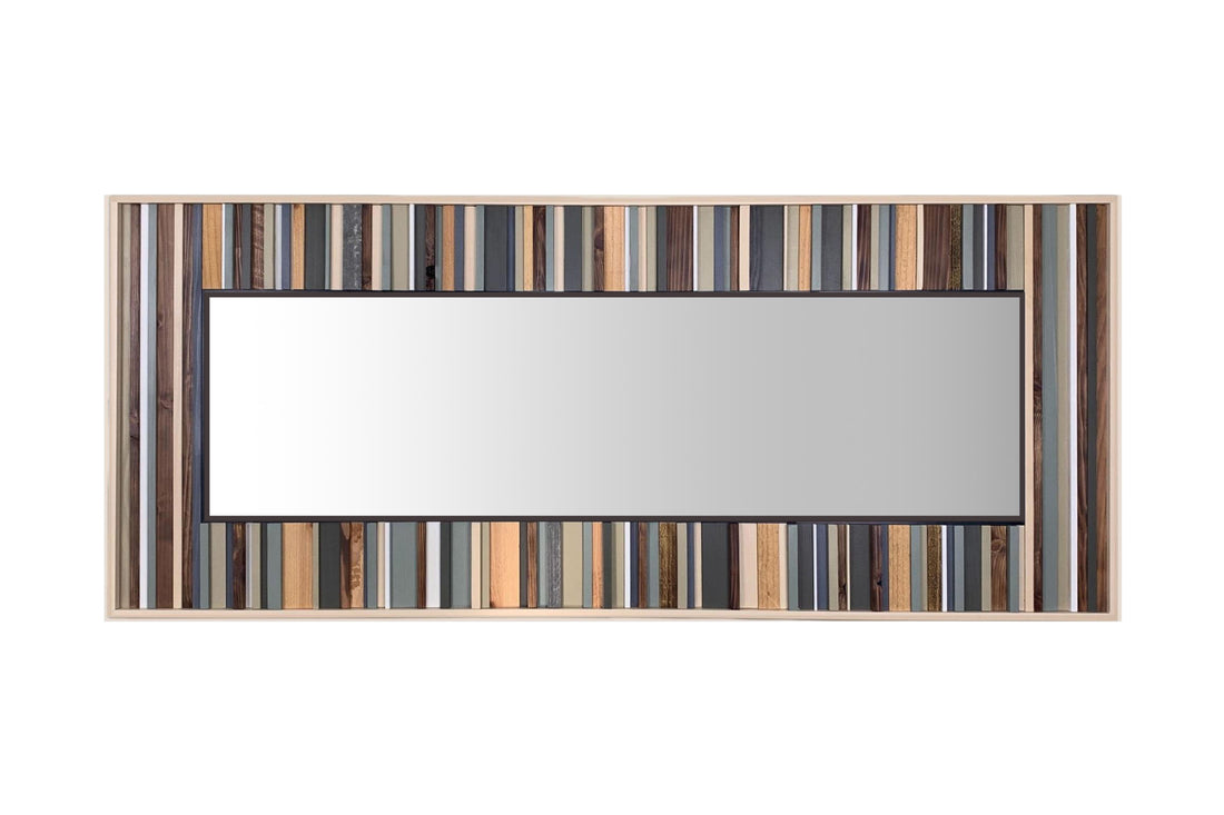 Full Size Decorative Mirror Sage Brown